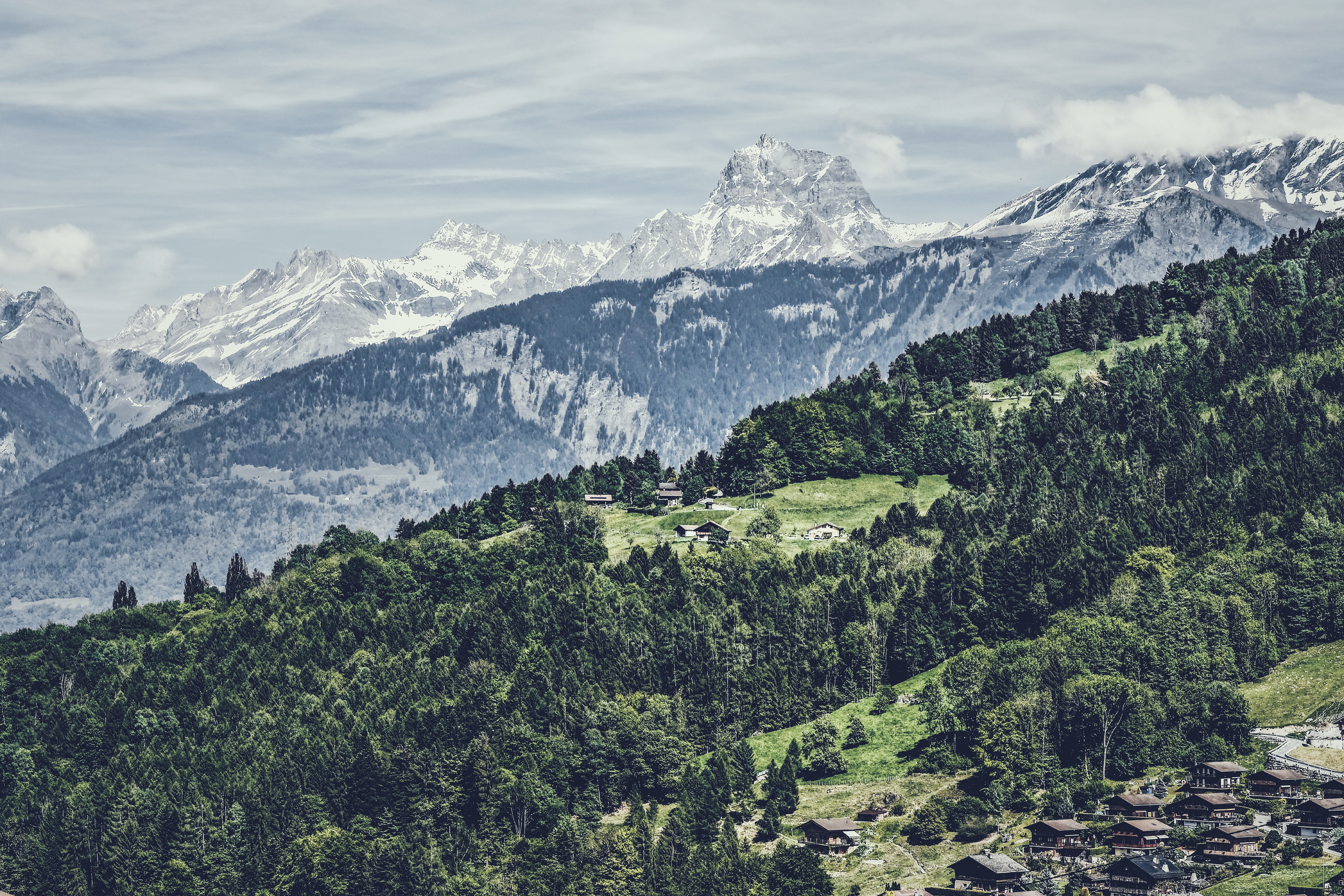Village alpin au cœur d’un territoire confronté aux transformations climatiques